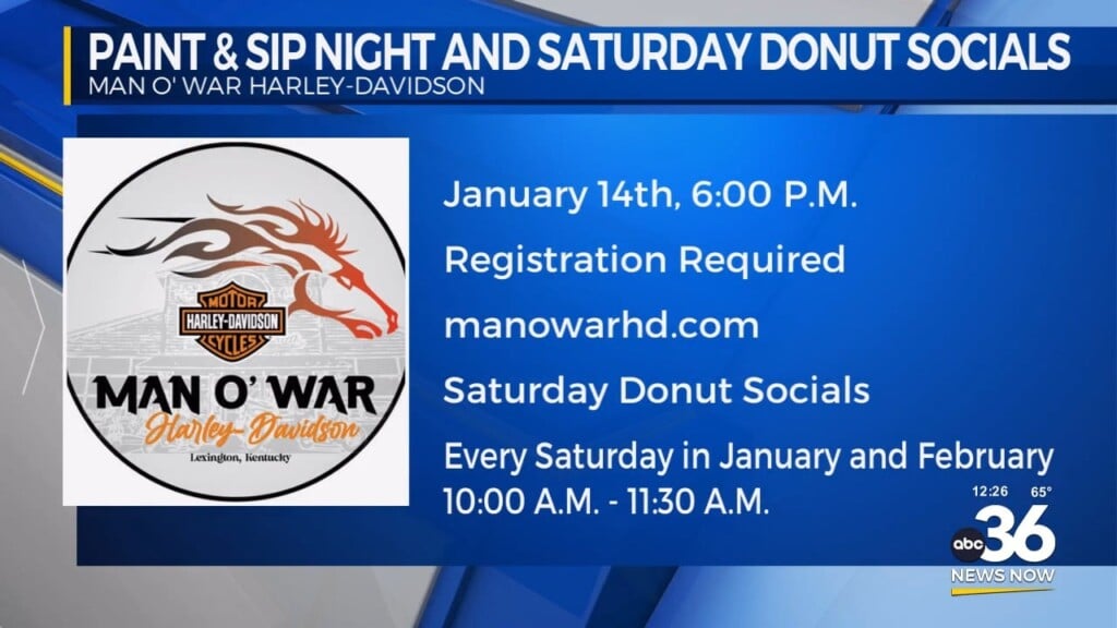 Join Man O' War Harley Davidson For Their "paint & Sip" Night, And "saturday Donut Socials"