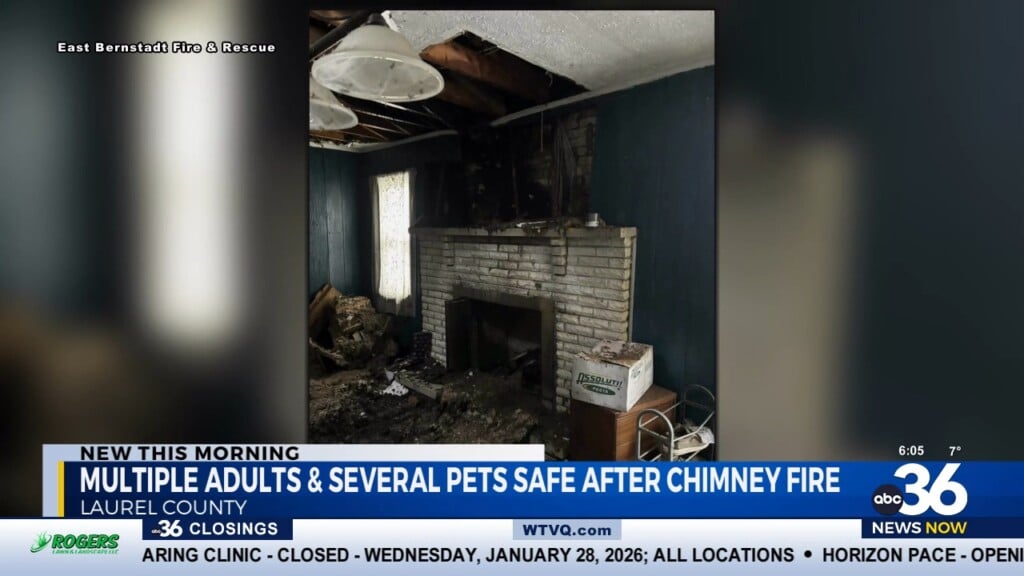 Chimney Fire Causes Extensive Damage To Laurel County Home