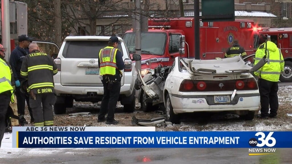 Authorities Save Resident From Vehicle Entrapment