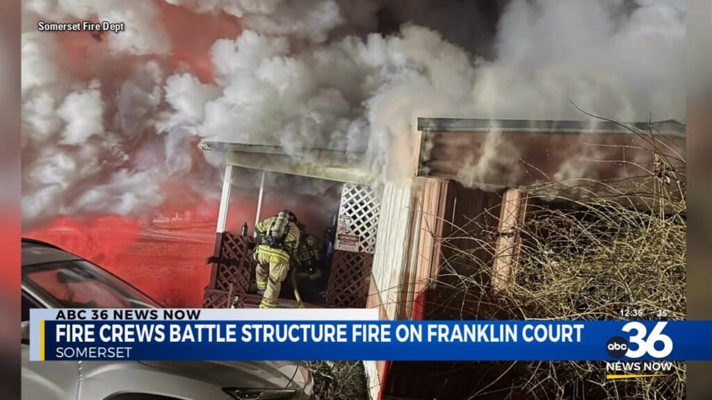 Somerset Fire Crews Battle Structure Fire, No Injuries Reported