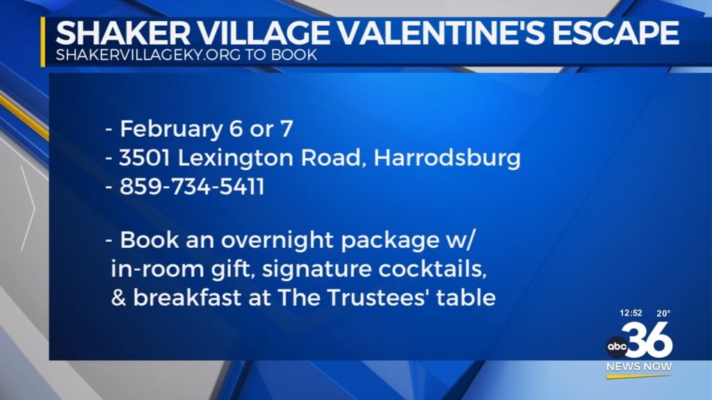 Have Some Fun With Your Special Someone Out At The Shaker Village Valentine's Escape