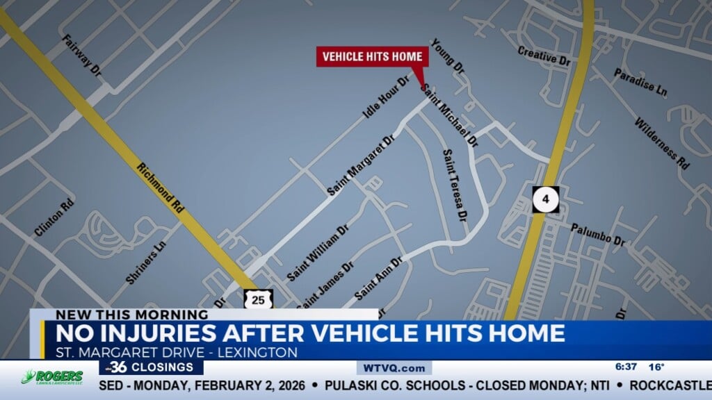 Vehicle Crashes Into Home, No Injuries Reported