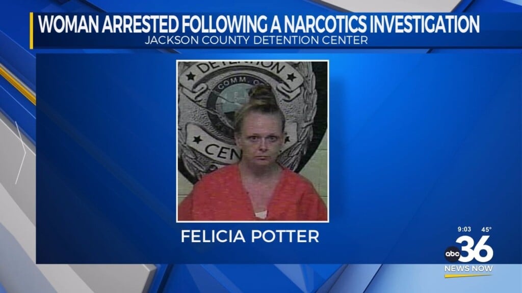 Woman Arrested Following A Narcotics Investigation In Jackson County