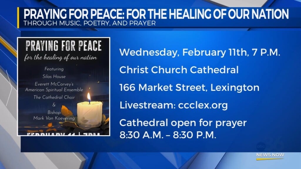 Christ Church Cathedral Invites You To A Special Evening Of Prayer, Reflection