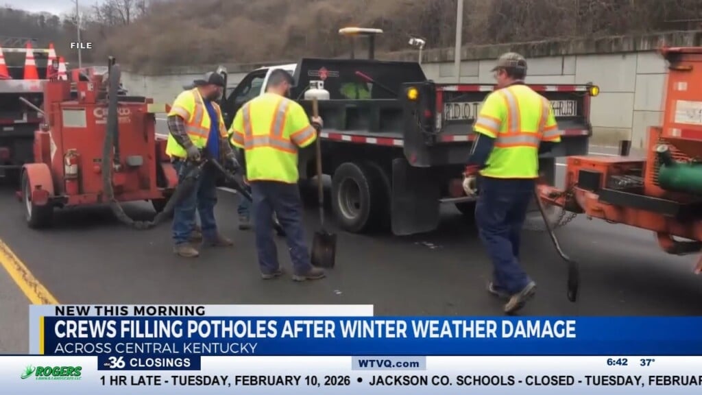 Transportation Crews To Begin Filling Potholes