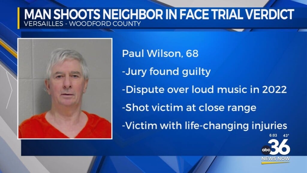 Man Found Guilty Of Shooting Neighbor In The Face
