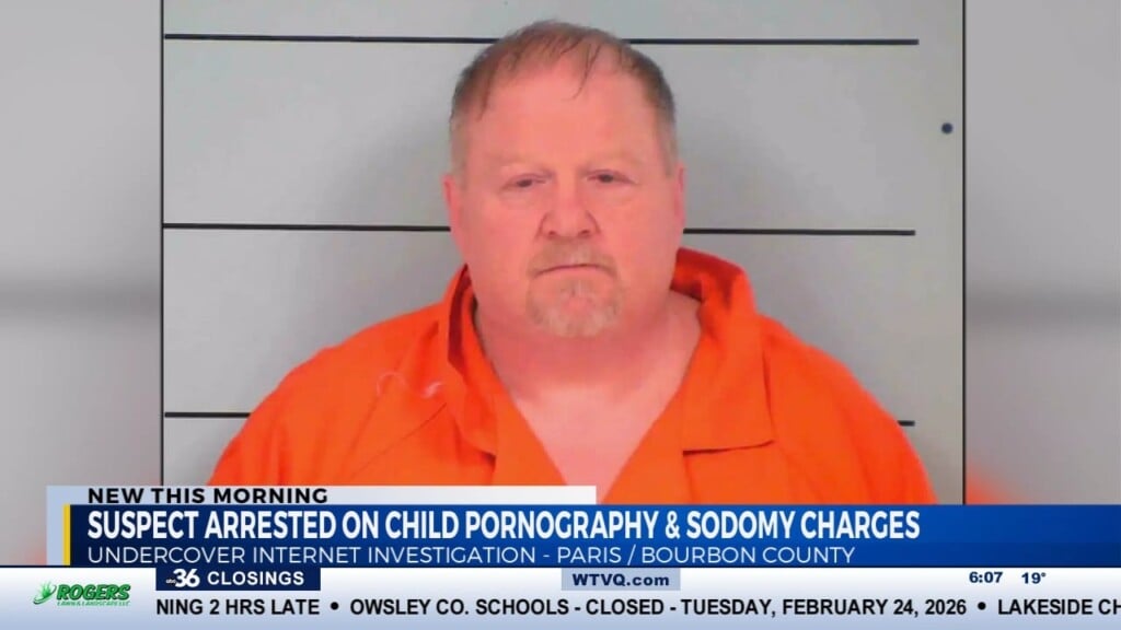 Man Arrested On Child Pornography Charges In Bourbon County