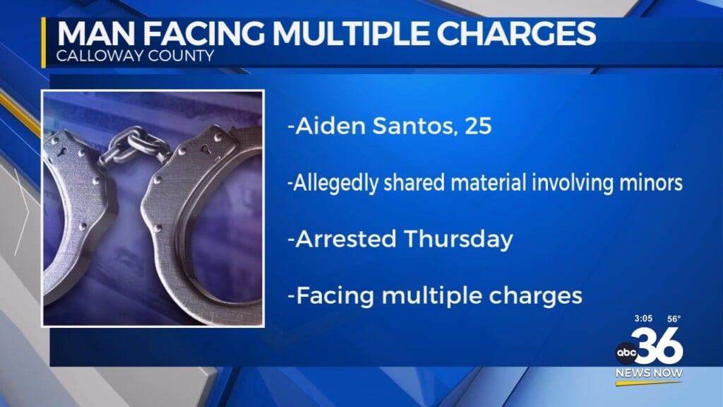 Calloway County Man Charged With Multiple Child Sexual Exploitation Offenses