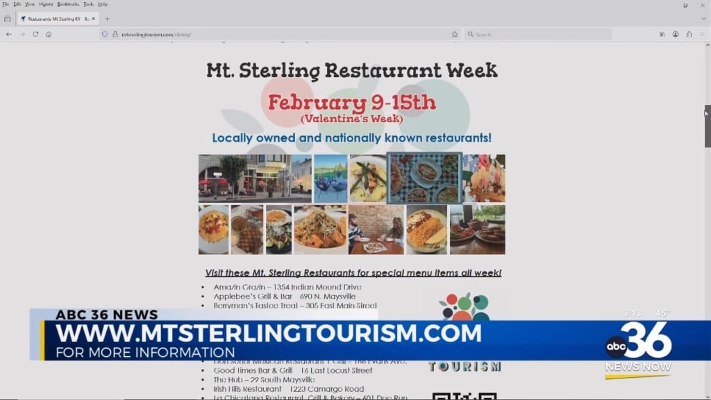 Mt Sterling Restaurant Week