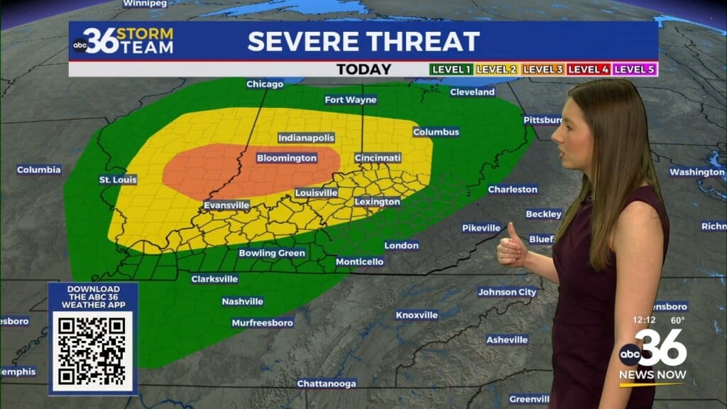 Severe Storms Possible Tonight As Colder Air Returns To Kentucky