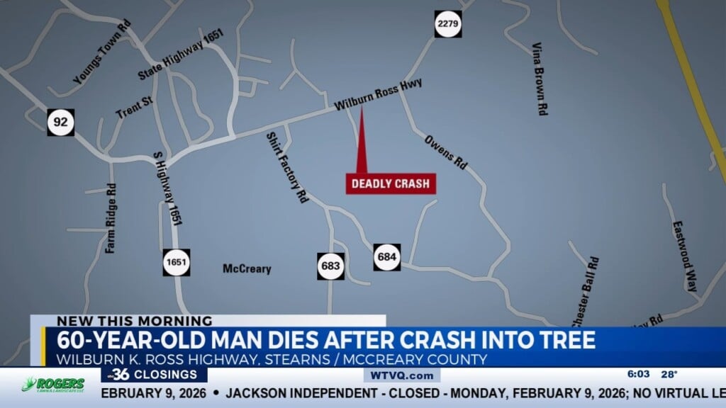 Man Dies Following Single Vehicle Crash