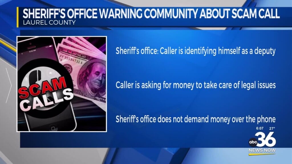 Sheriff's Office Warning Community About Scam Call
