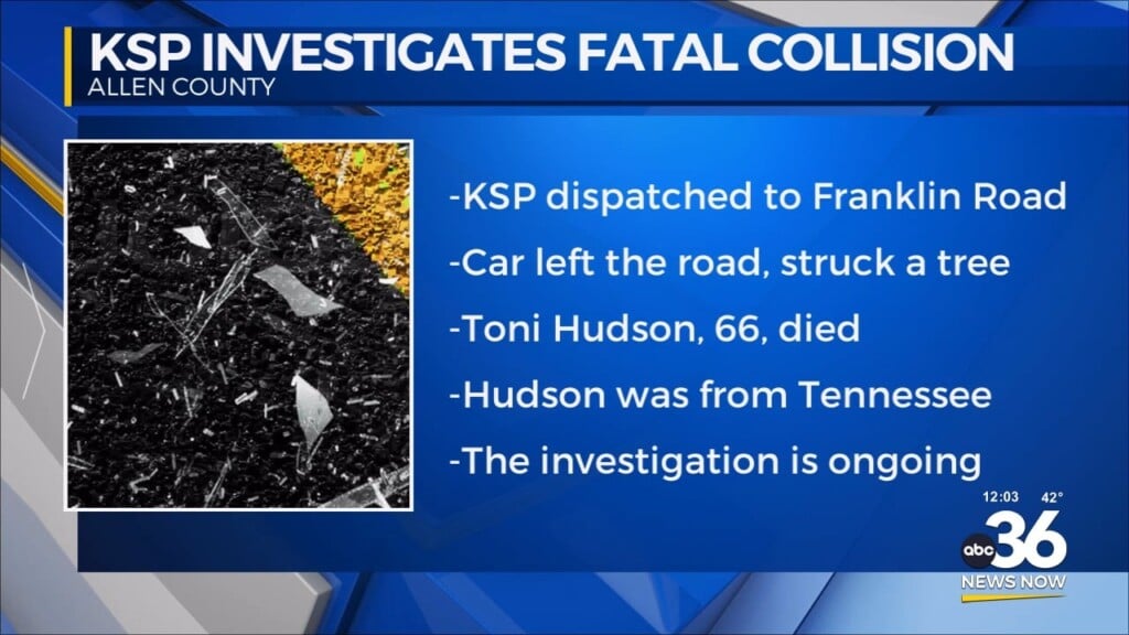 Ksp Investigates Fatal Collision In Allen County