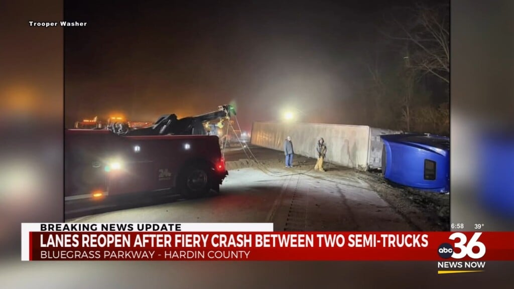 Fiery Crash Shuts Down Bluegrass Parkway For Hours