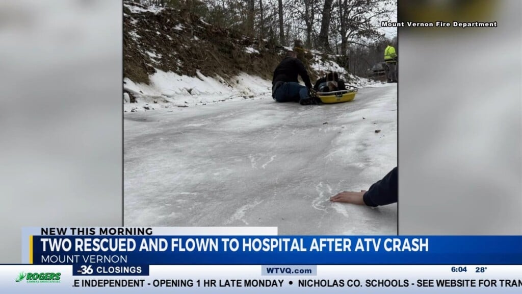 Two Rescued, Flown To Hospital Following Atv Crash