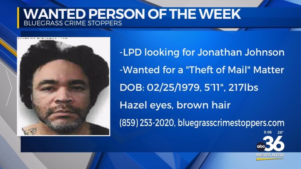 Lexington Police Searching For Jonathan Johnson