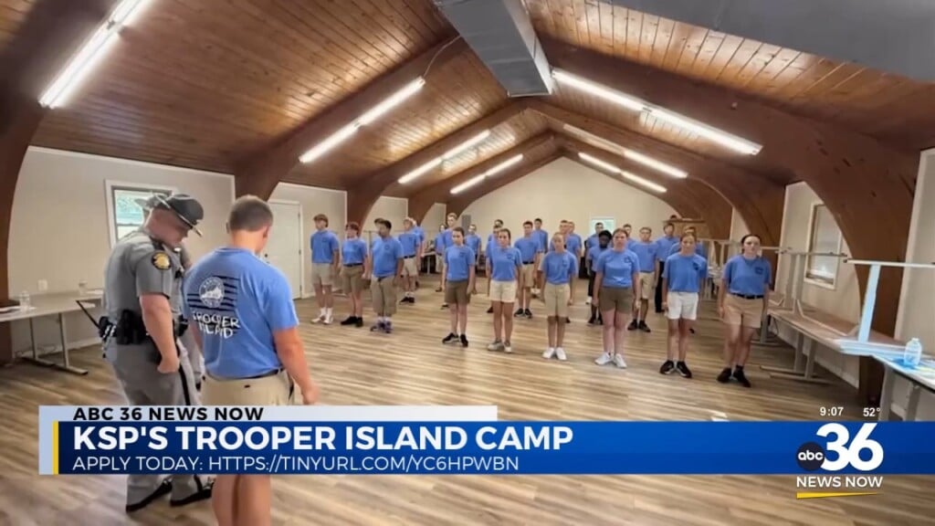 Gov. Beshear, Kentucky State Police Encourage Teens To Apply For Trooper Island Youth Academy