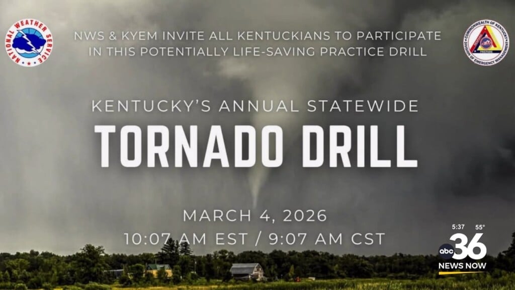 Details On Kentucky's Statewide Tornado Drill