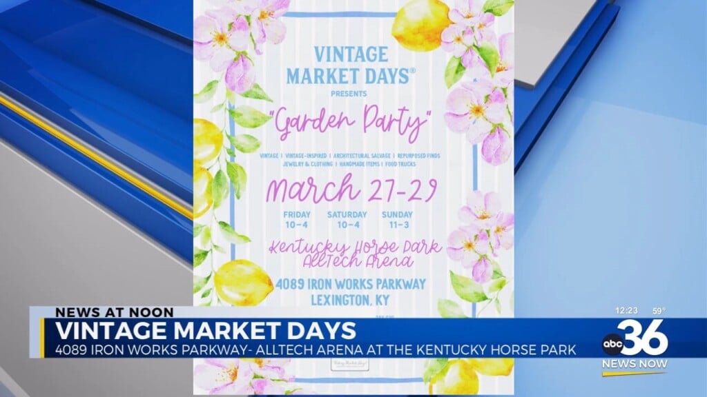 Vintage Market Days Present Garden Party