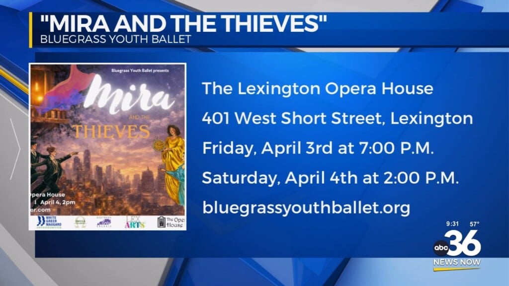 The Bluegrass Youth Ballet Are Proud To Present Mira And The Thieves