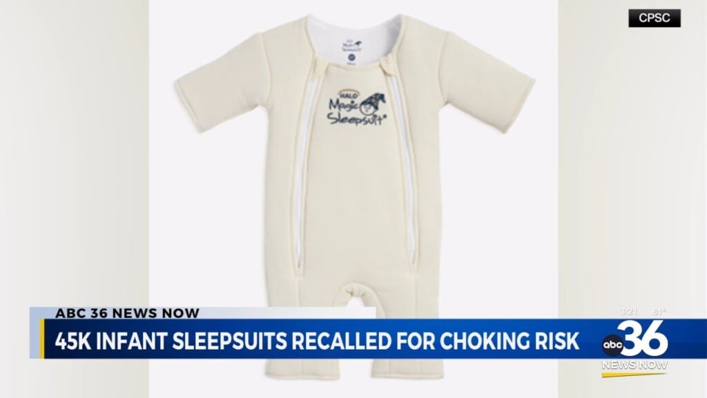 45,000 Halo Magic Sleepsuits Recalled Over Infant Choking Hazard