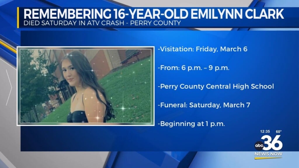 Funeral Plans Announced For Perry County Teen Killed In Atv Crash