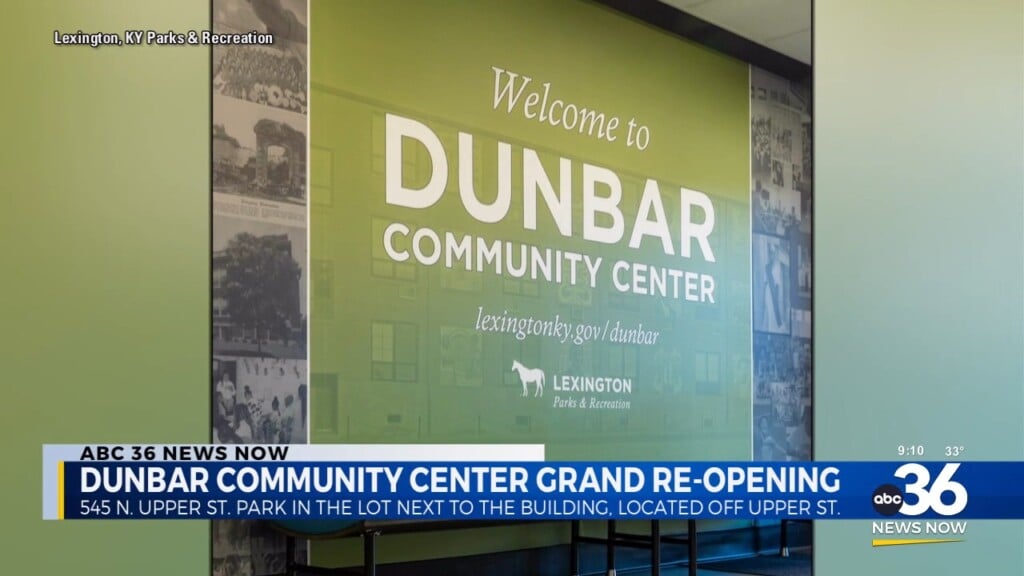 Dunbar Community Center Grand Re Opening