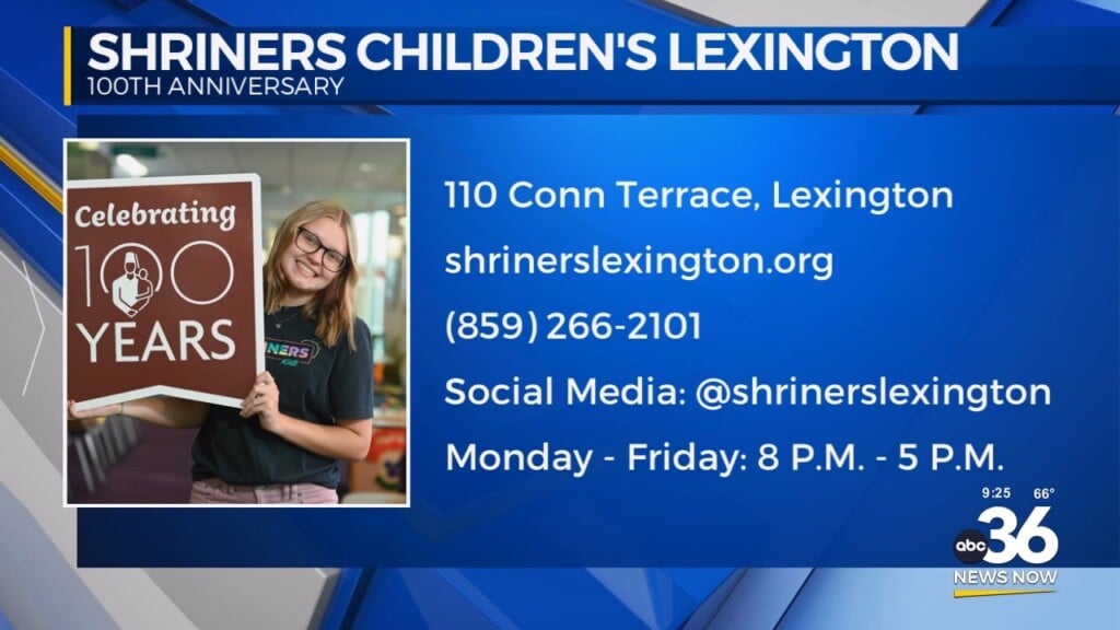 Shriners Children's Lexington 100th Anniversary