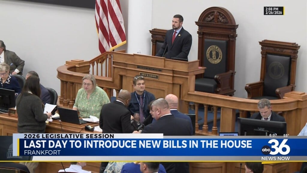 Deadline To Introduce New Bills To Kentucky House Approaches
