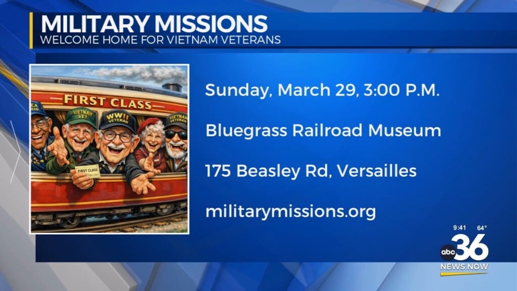 Military Missions Welcome Home For Vietnam Veterans