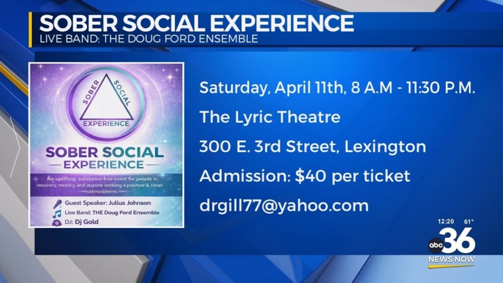 Details On The "sober Social Experience" At The Lyric Theatre