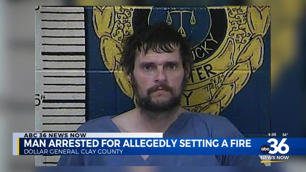 Man Arrested For Allegedly Setting A Fire In A Dollar General In Clay County