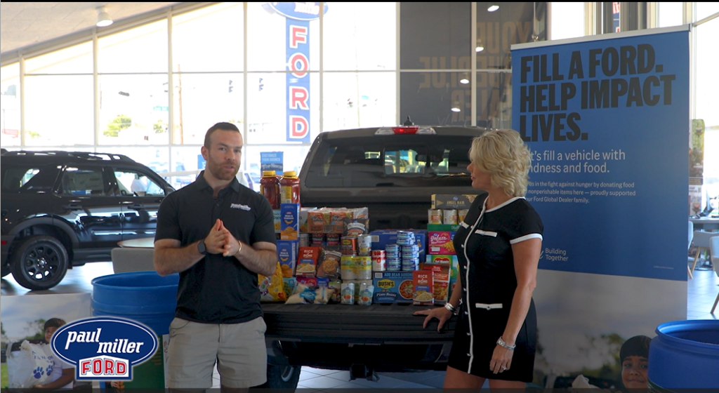 Twt: Paul Miller Ford Food Drive
