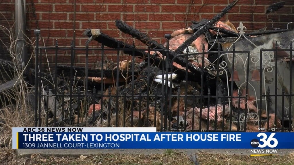 Three Taken To Hospital After House Fire