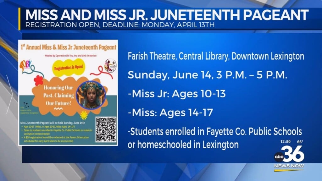 Miss And Miss Jr. Juneteenth Pageant