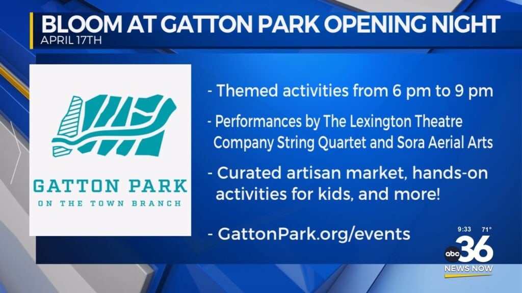 Get Ready For The Opening Night Of Bloom At Gatton Park