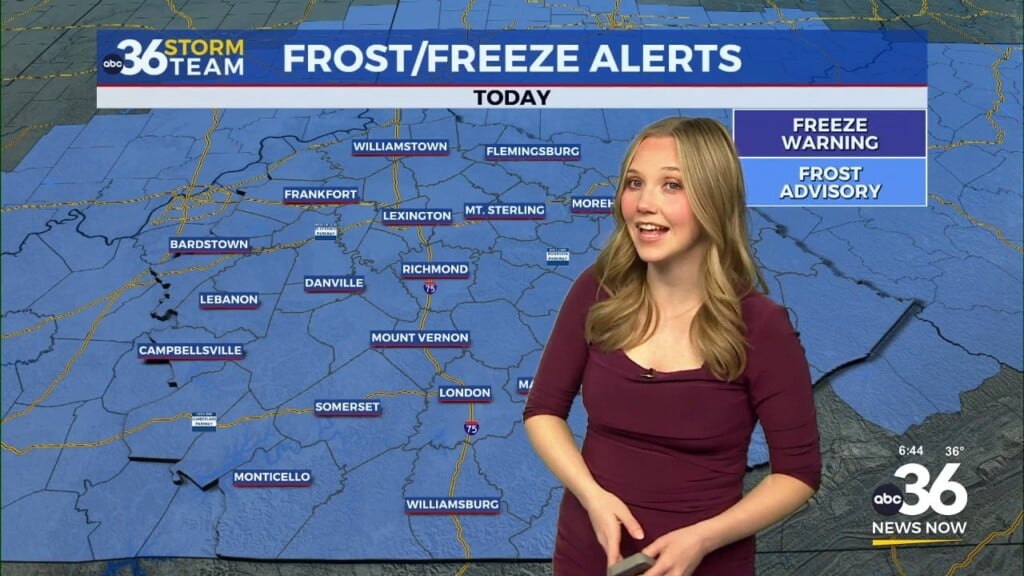 Chilly Start This Week Before A Big Warm Up Returns