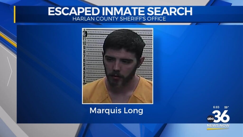 Authorities Searching For Escaped Inmate Last Seen In Harlan County