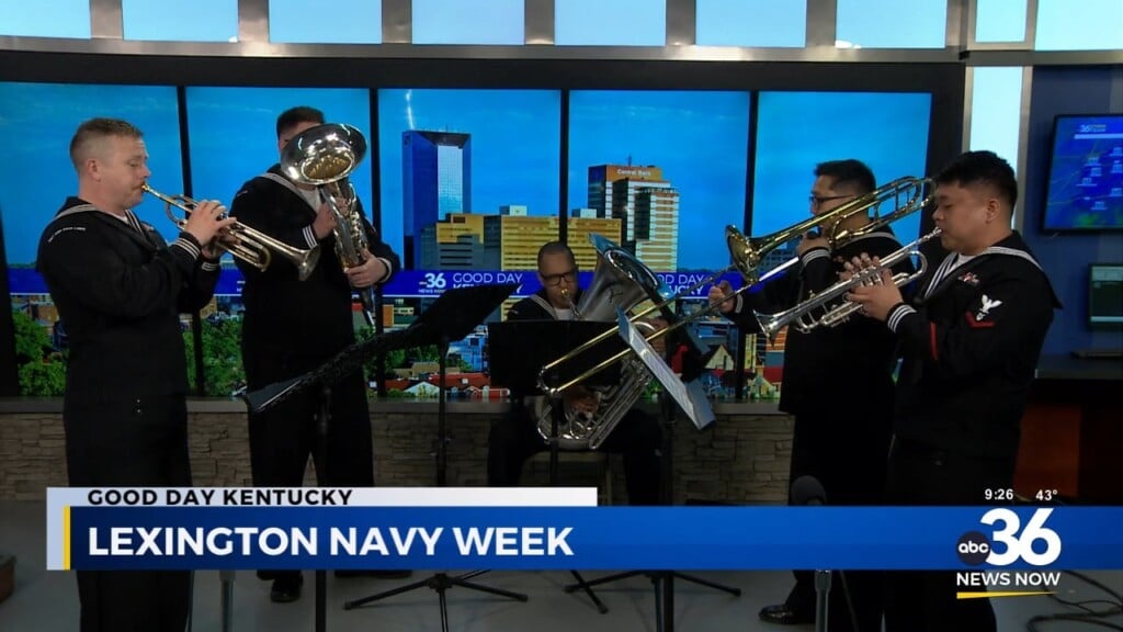 Lexington Navy Week Continues Strong With The Navy's Brass Brigade