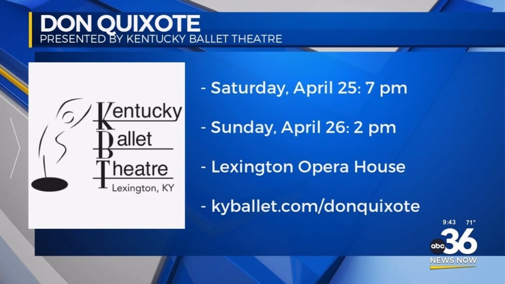 The Kentucky Ballet Theatre Is Proud To Present Don Quixote