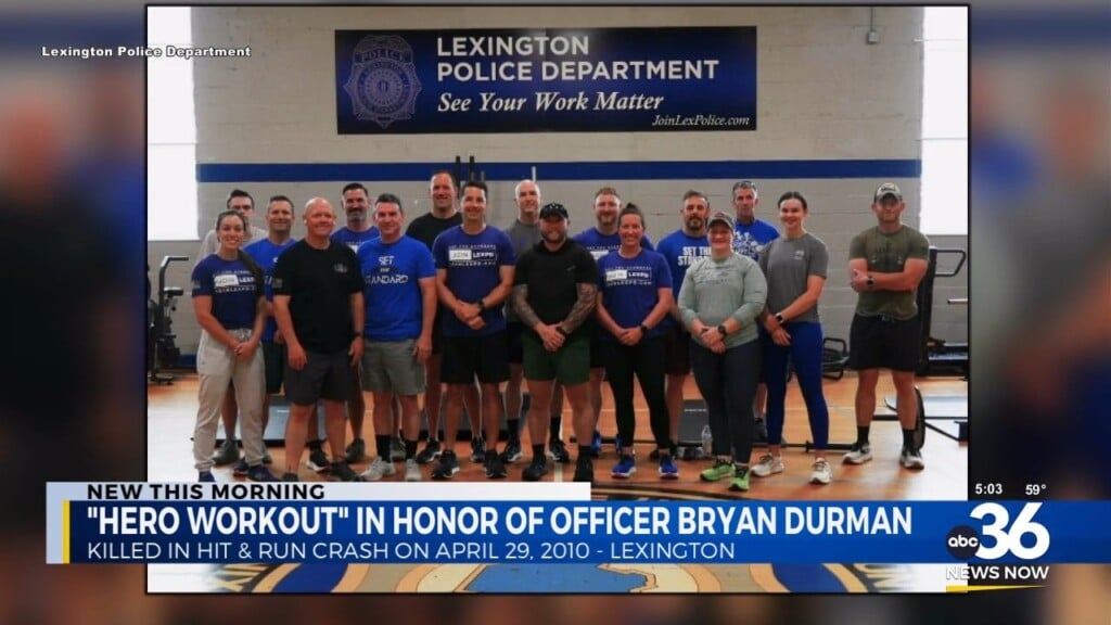 Remembering Lexington Police Officer Bryan Durman 16 Years After Hit And Run That Claimed His Life