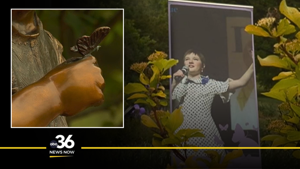 Butterfly garden dedicated to Alexandra Simpson