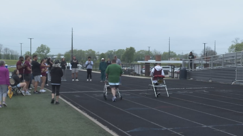 Special Olympics track meet