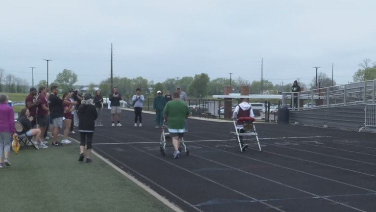 Special Olympics track meet