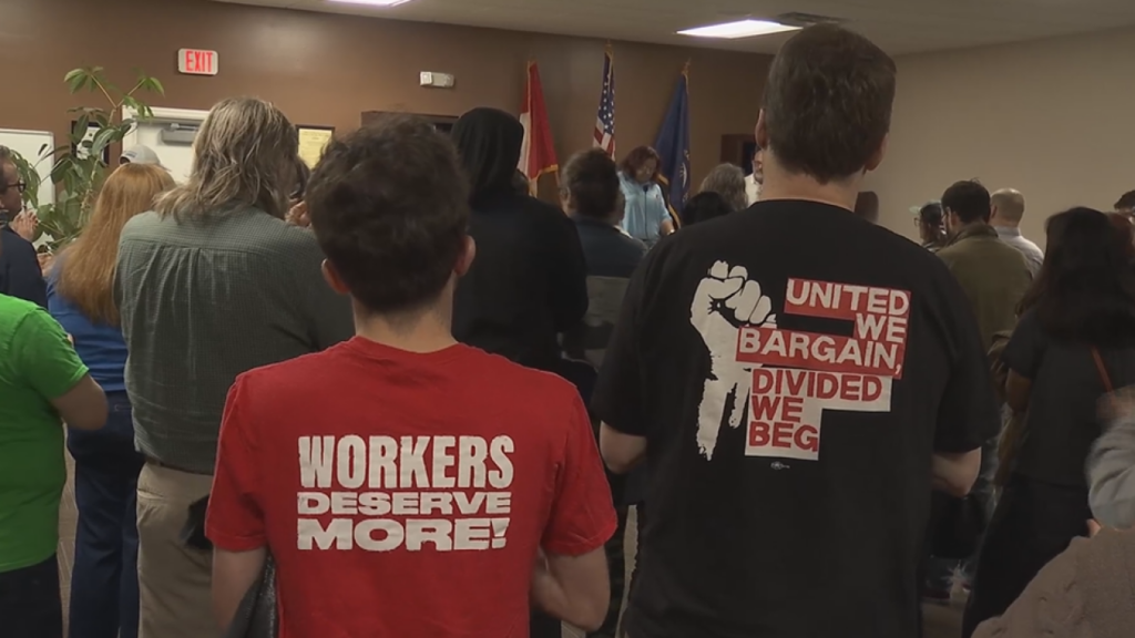 UK workers rally against outsourcing