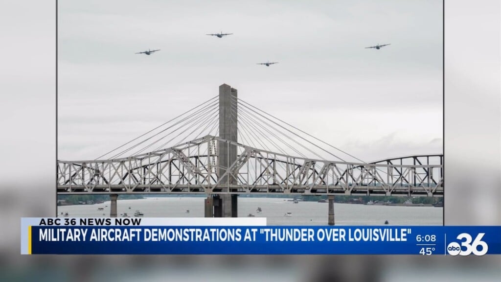 Military Aircraft Demonstrations At "thunder Over Louisville"