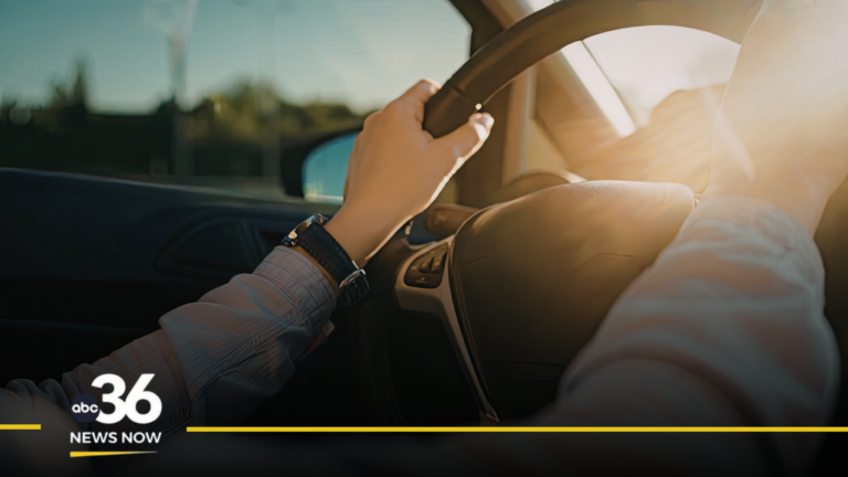 Photo of someone driving