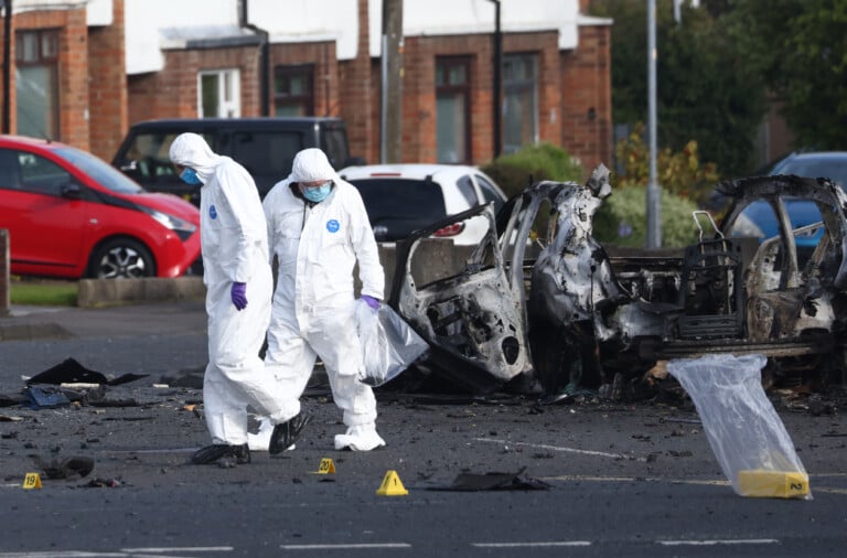 Britain Northern Ireland Car Bomb