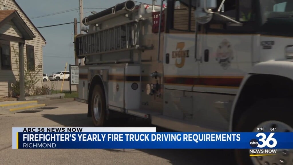 Firefighter's Annual Fire Truck Driving Requirements In Richmond