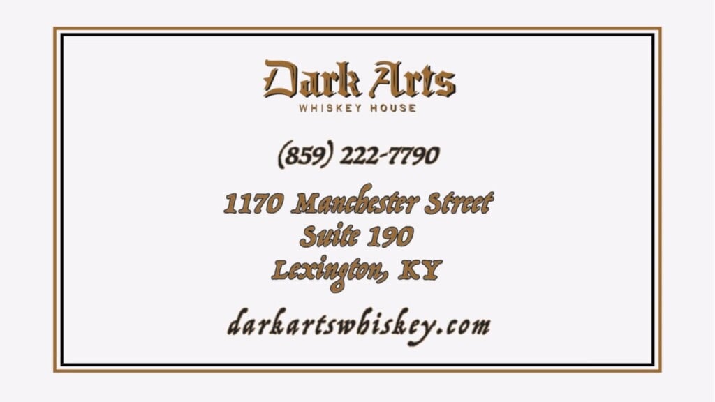Ask The Expert: Dark Arts Whiskey House